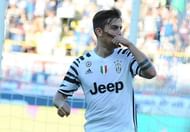 BOLOGNA, ITALY - MAY 27:  Paulo Dybala of Juventus FC celebrates after scoring a goal during the Serie A match between Bologna FC and Juventus FC at Stadio Renato Dall'Ara on May 27, 2017 in Bologna, Italy.  (Photo by Mario Carlini / Iguana Press/Getty Images)